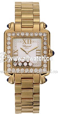 Chopard 276770-2311 Happy Sport Ladies Quartz 18kt Yellow Gold