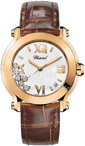 Chopard 277471-5002 Happy Sport Ladies Quartz 18 kt Rose Gold