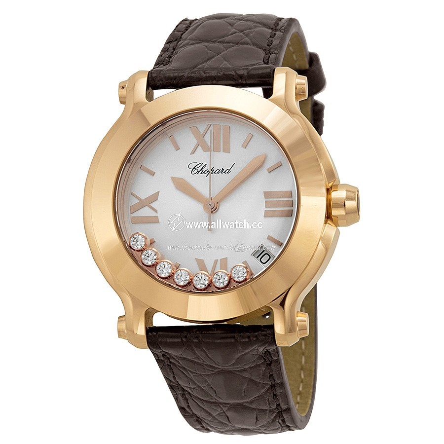 Chopard 277471-5013 Happy Sport Ladies Quartz 18kt Rose Gold