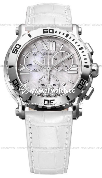 Chopard 288499-3009 Happy Sport Ladies Quartz Black PVD