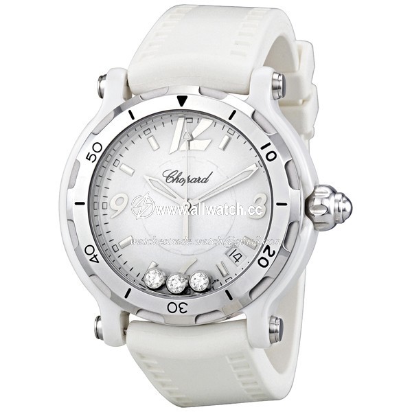 Chopard 288507-9020 Happy Sport Ladies Quartz White Ceramic