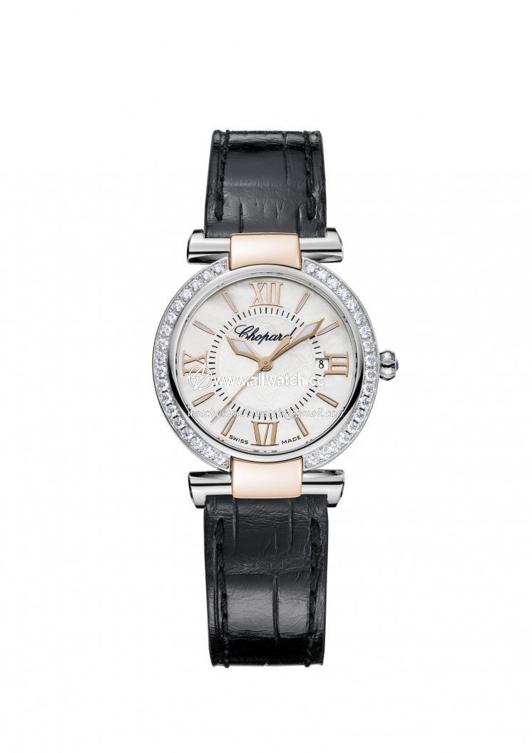 Chopard 388541-6003 Imperiale Ladies Quartz 18 Carat Rose Gold and Stainless Steel