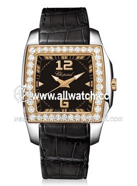 Chopard 138473-9001 Two O Ten Ladies Quartz 18k Rose Gold and Stainless Steel