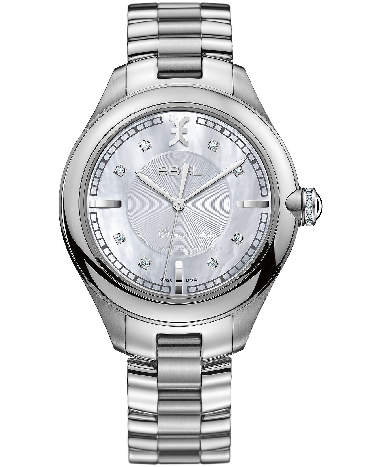 Ebel 1216136 Ladies Quartz Stainless Steel