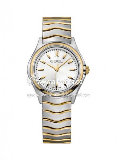 Ebel 1216195 Ladies Quartz Stainless Steel and 18kt Yellow Gold