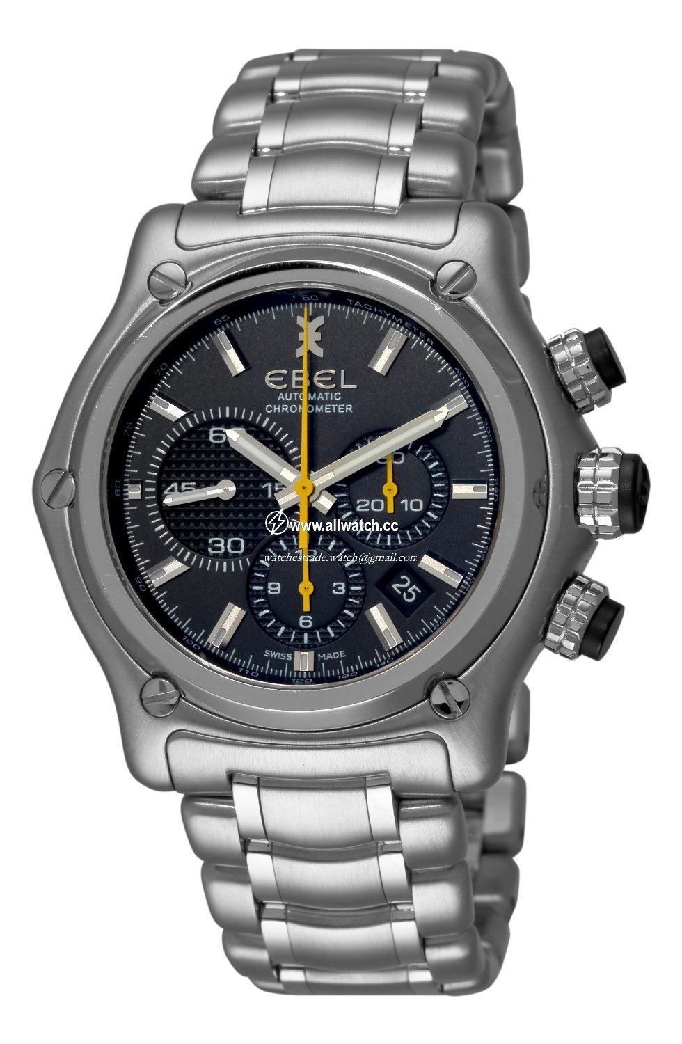 Ebel 9137L72.5360 1911 Mens Automatic Stainless Steel