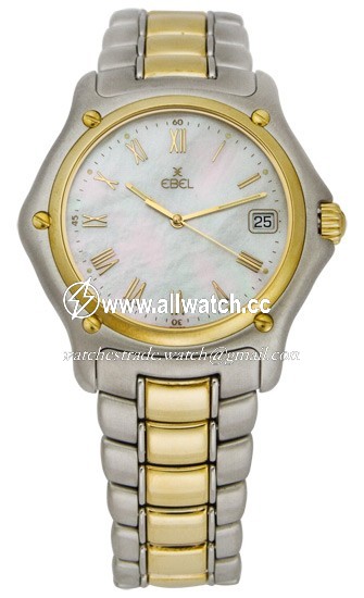 Ebel 4995 1911 Mens Quartz 18kt Yellow Gold And Stainless Steel