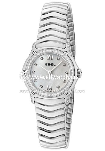 Ebel 9157F19-971025 Ladies Quartz Stainless Steel and Diamonds