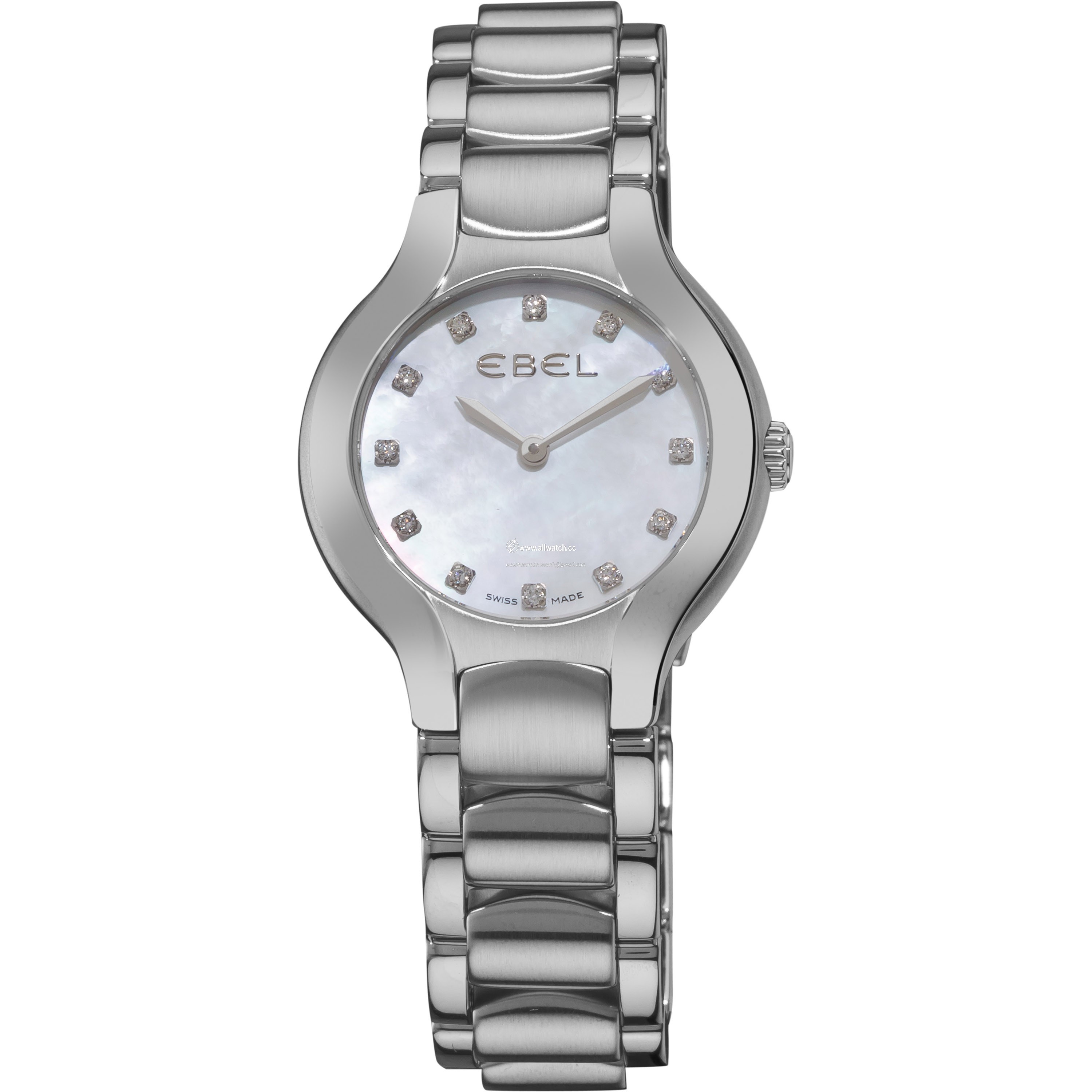Ebel 1216038 Beluga Ladies Quartz Brushed and Polished Stainless Steel
