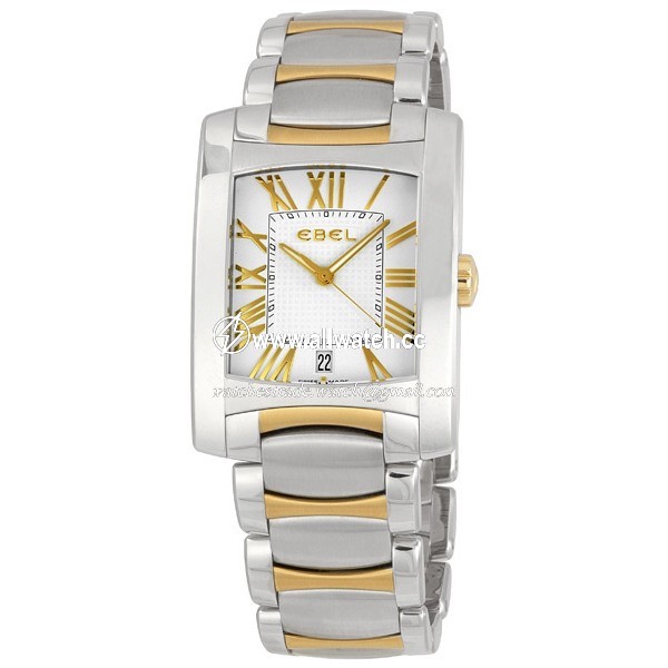 Ebel 1215770 Brasilia Mens Quartz Two Tone Stainless Steel and Yellow Gold