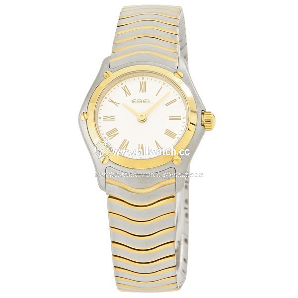 Ebel 1003F11-6125 Classic Ladies Quartz 18kt Yellow Gold and Stainless Steel