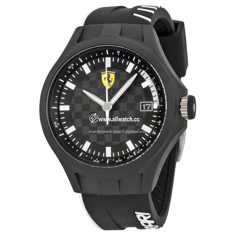 Ferrari 830125 Mens Quartz Black TR90 Plastic
