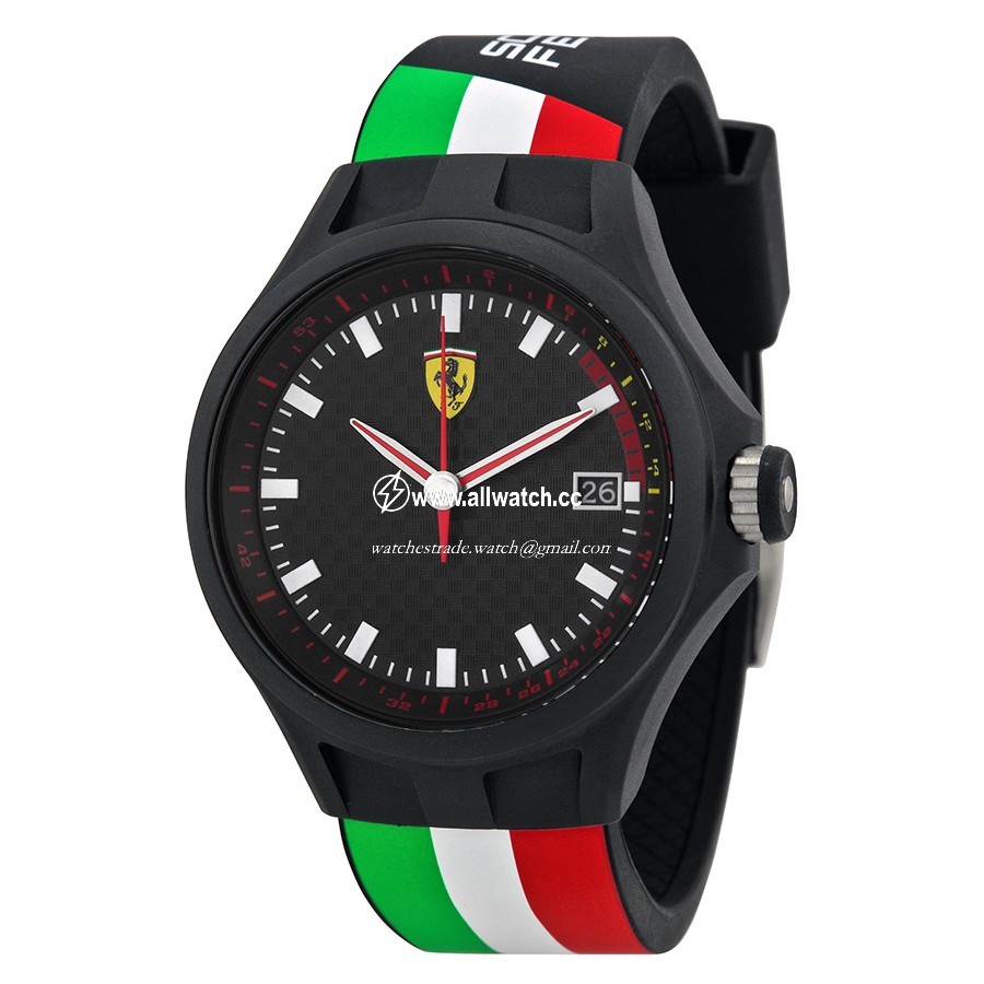 Ferrari 830131 Mens Quartz Black TR90 Plastic