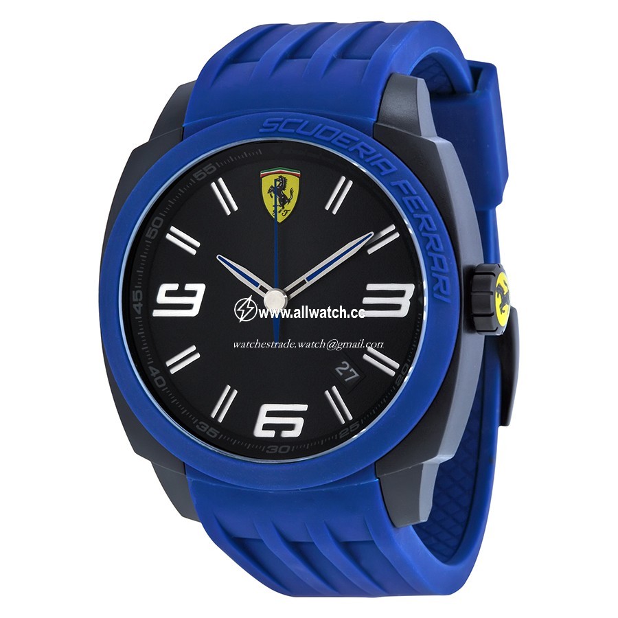 Ferrari 10632 Mens Quartz Black Plastic