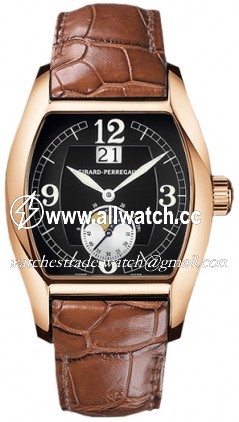 Girard Perregaux 27600-0-52-6151 Mens Automatic 18K Rose Gold