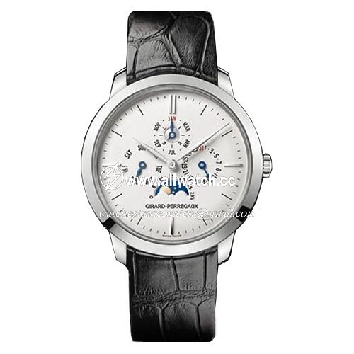 Girard Perregaux 90535-53-131-BK6A Mens Automatic 18K White Gold