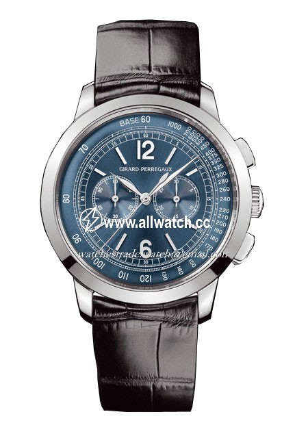 Girard Perregaux 49539-53-451-BK6B GP 1965 Mens Automatic 18kt White Gold