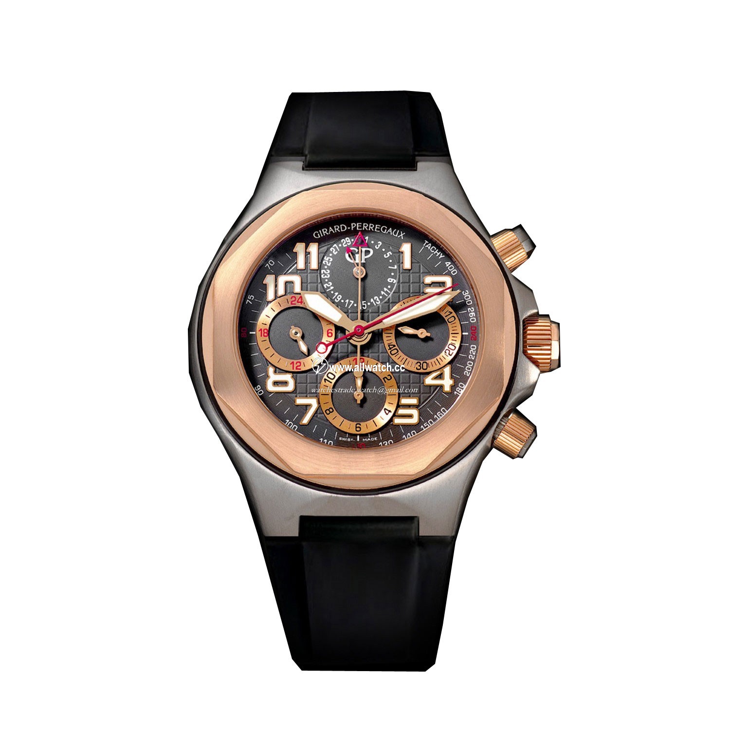 Girard Perregaux 80180-26-212-FK6A Laureato Mens Automatic Titanium