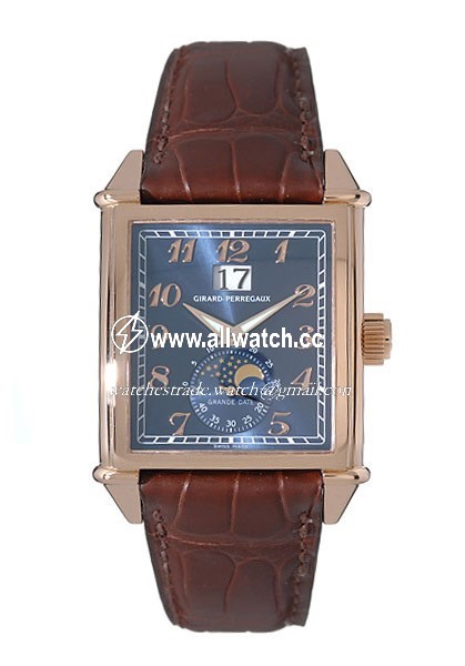 Girard Perregaux 25800-52-421-BA6A Vintage 1945 Mens Automatic 18kt Rose Gold