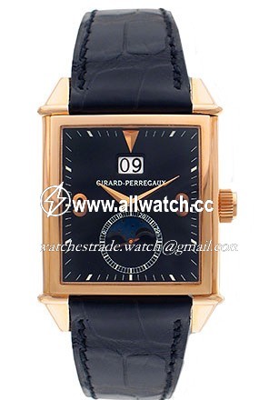 Girard Perregaux 25800-0-52-645 Vintage Mens Automatic 18kt Rose Gold