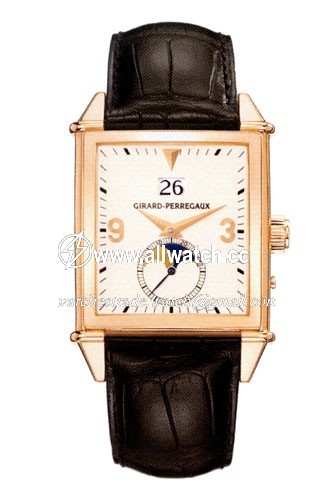 Girard Perregaux 10505 Vintage Mens Automatic 18kt Rose Gold