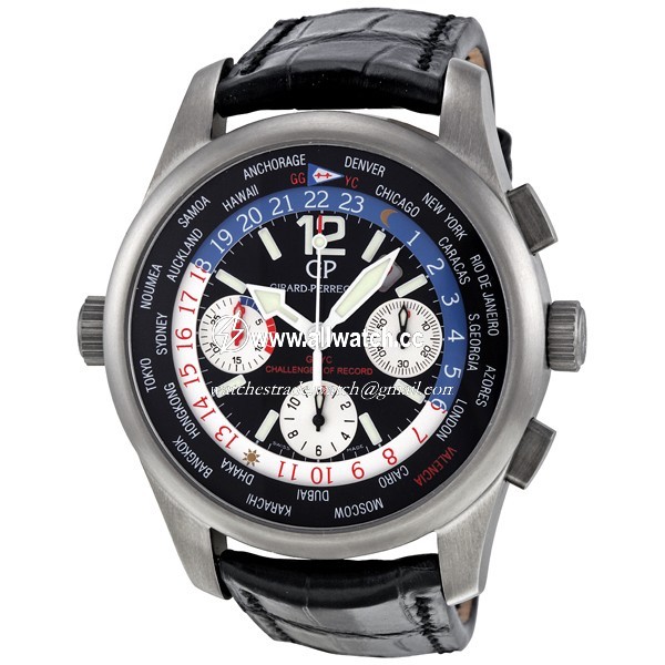 Girard Perregaux 4980021657FK6A Worldwide Time Control Mens Automatic Titanium