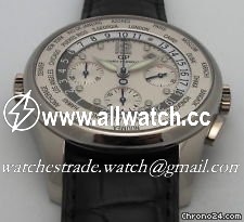 Girard Perregaux 49815-53-152-BA6A Worldwide Time Control Mens Automatic Stainless Steel