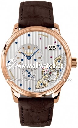Glashutte 1-91-02-01-05-30 Mens Automatic 18kt Rose Gold