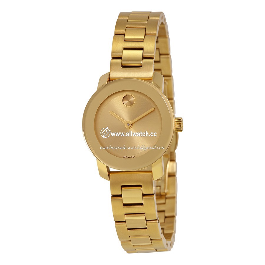 Movado 3600235 Bold Ladies Quartz Gold Ion-plated Stainless Steel