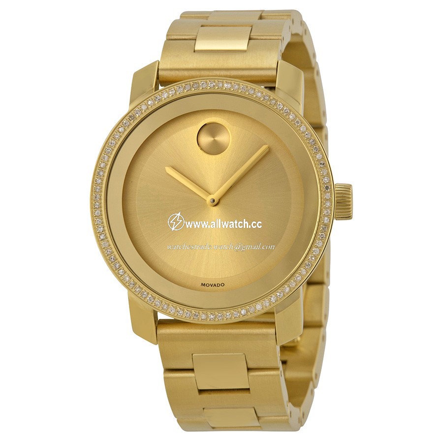 Movado 3552 Bold Ladies Quartz Yellow Gold Ion-plated Stainless Steel