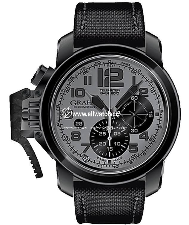 Graham 10584 Mens Automatic Black Carbon Nanotube Composite