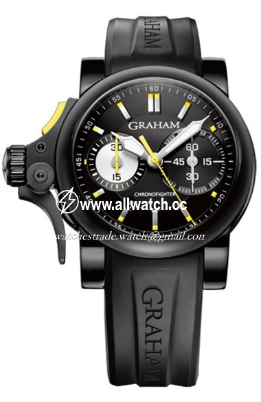Graham 2TRAB.B01A Chronofighter Mens Automatic Black Stainless Steel