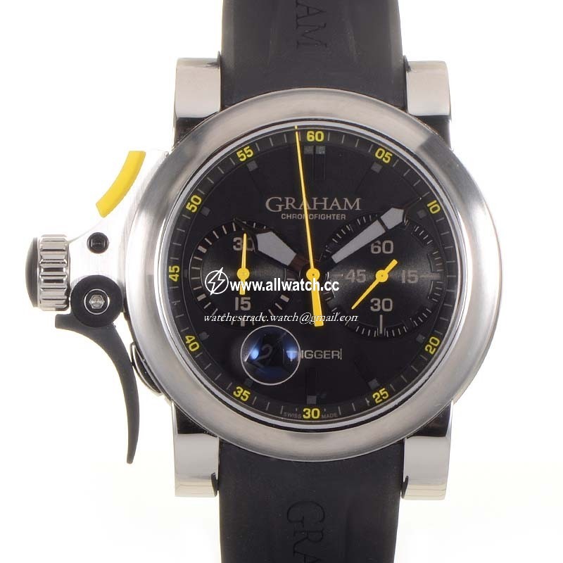 Graham 2TRAS Chronofighter Mens Automatic Stainless Steel