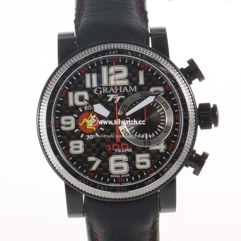 Graham 11410 Silverstone Mens Automatic Stainless Steel - Black PVD