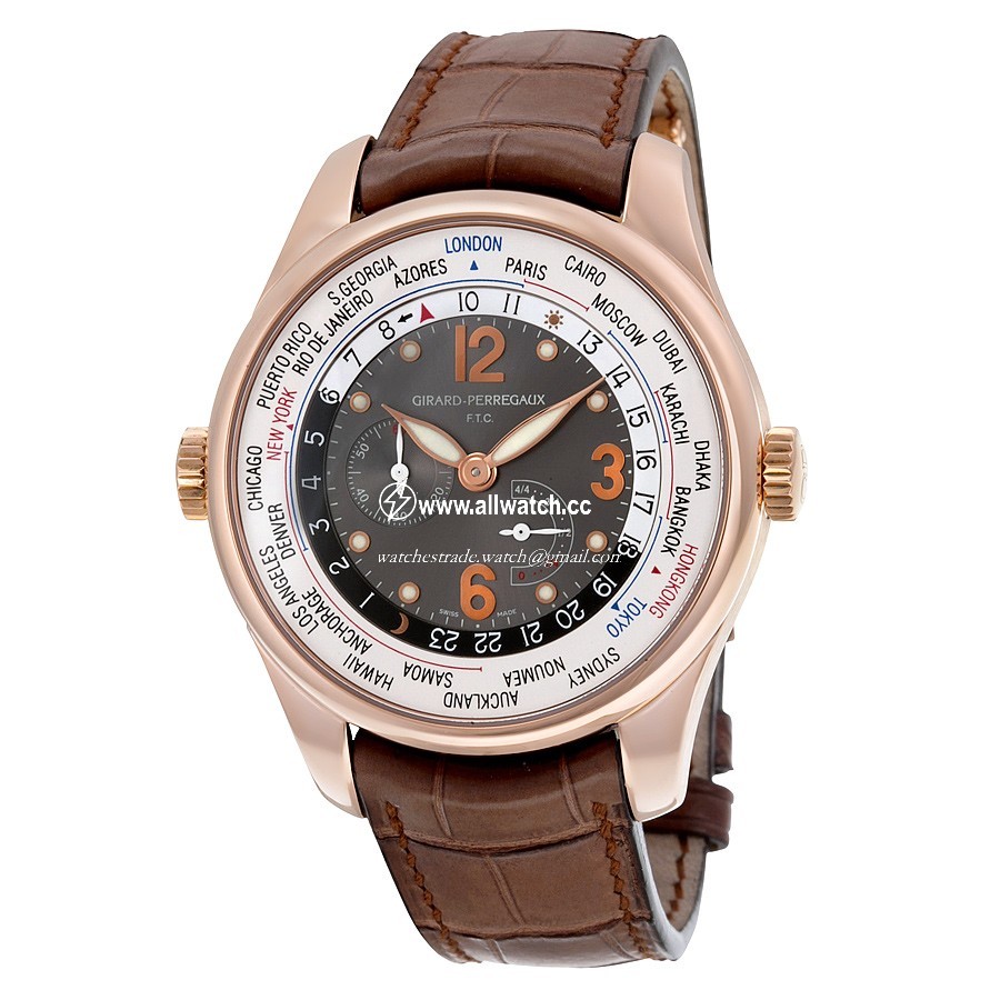 Girard Perregaux 49850-52-254-BACA Mens Automatic 18K Rose Gold