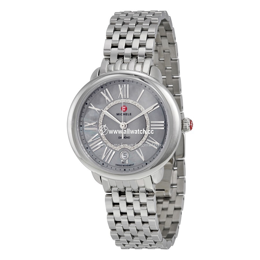 Michele MWW21B000040 Ladies Quartz Stainless Steel