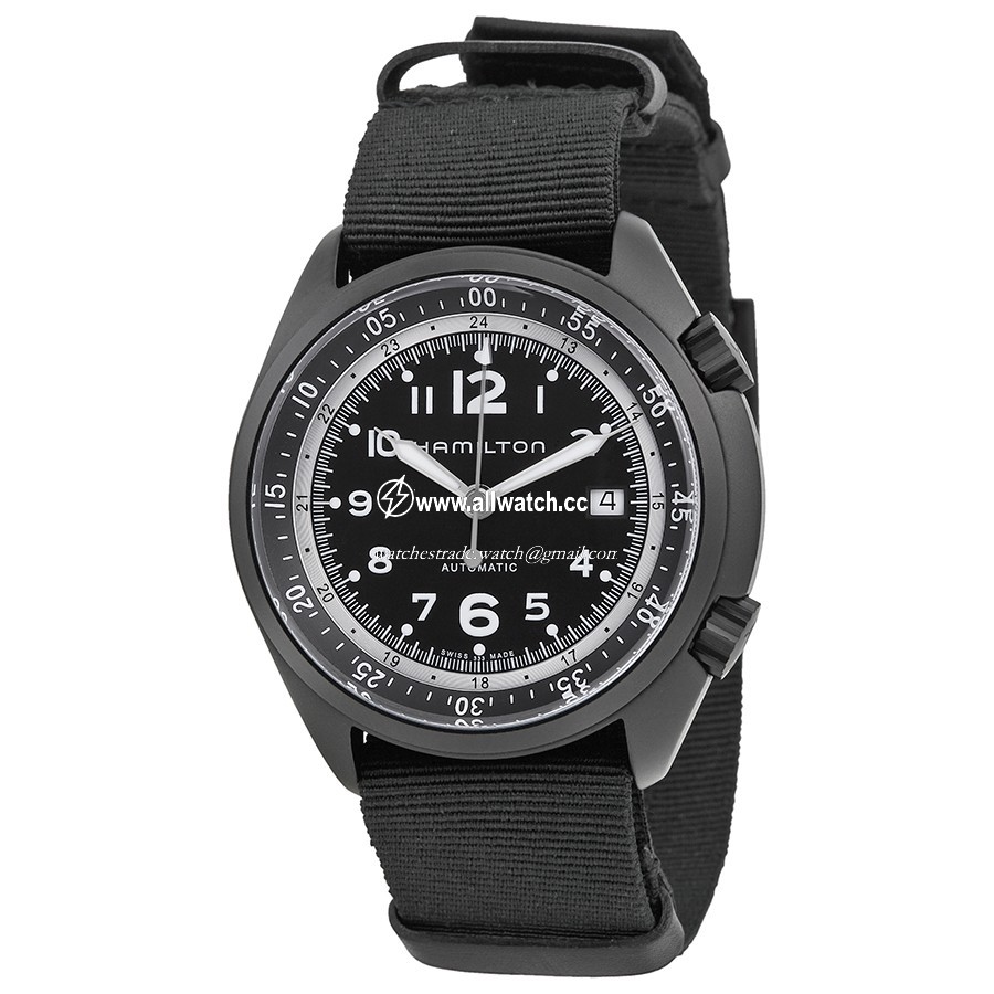 Hamilton H80485835 Mens Automatic Black Aluminium
