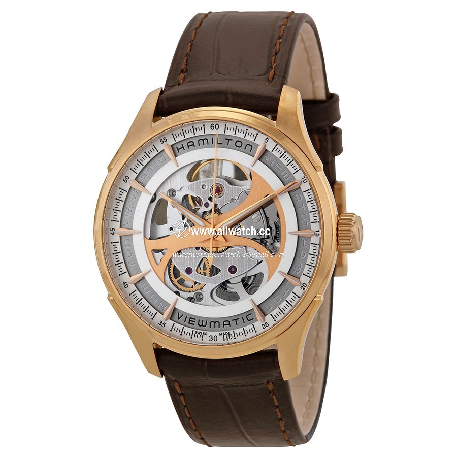 Hamilton H42545551 Jazzmaster Mens Automatic Rose Gold-tone Stainless Steel