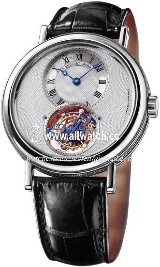 Breguet 5357PT/1B/9V6 Classique Complications Mens Hand Wind Platinum