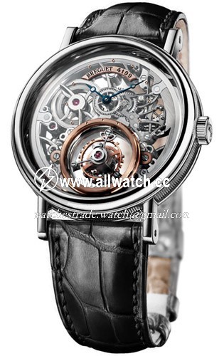 Breguet 5335PT/42/9W6 Classique Complications Mens Hand Wind Platinum