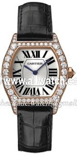 Cartier WA507031 Tortue Ladies Hand Wind 18kt Rose Gold
