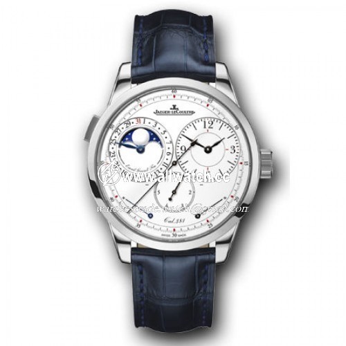 Jaeger LeCoultre Q60435E1 Duometre Mens Hand Wind White Gold