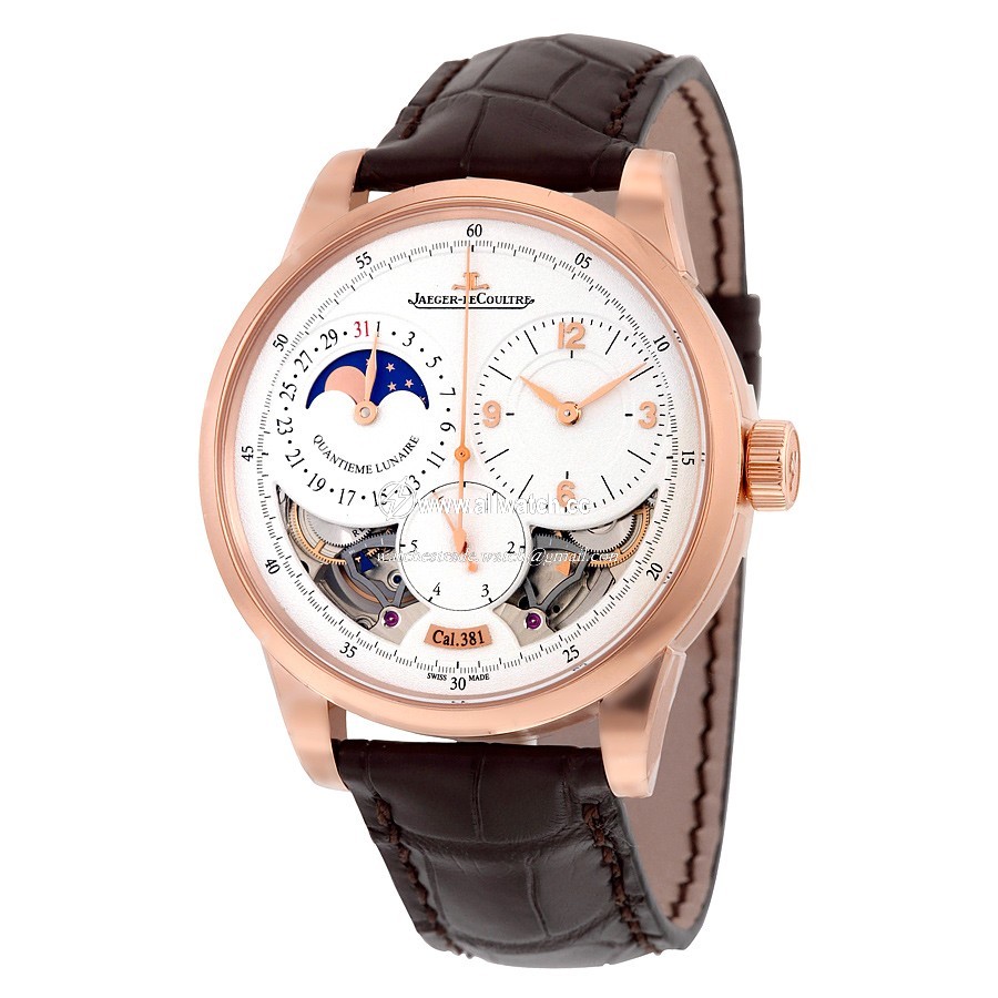 Jaeger LeCoultre Q6042522 Mens Hand Wind 18kt Pink Gold