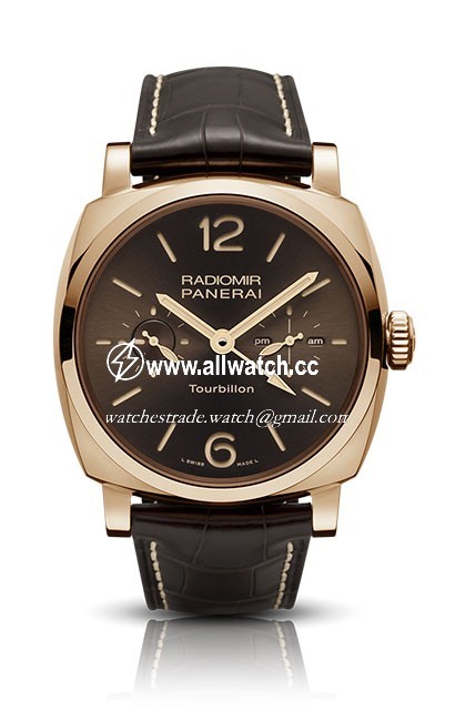 Panerai PAM00558 Mens Hand Wind Polished 18 Carat Red Gold