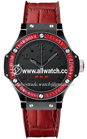 Hublot 361.CR.1110.RR.1913A Ladies Quartz Black Ceramic