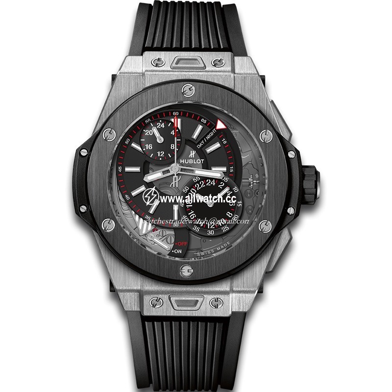 Hublot 403.NM.0123.RX Mens Automatic Satin-finished, Polished Titanium