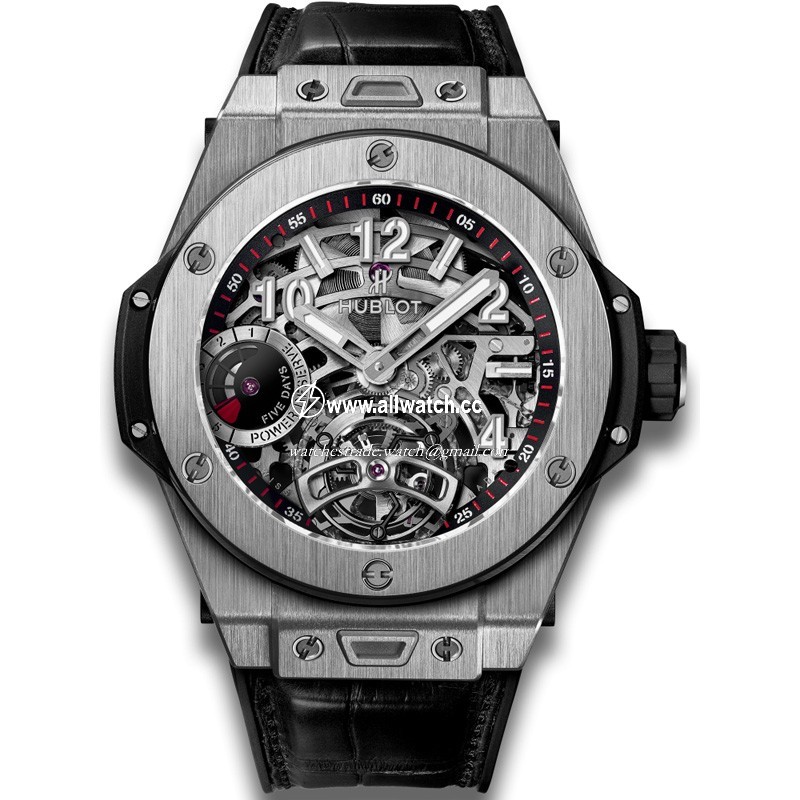 Hublot 405.NX.0137.LR Mens Hand Wind Polished and Satin-finished Titanium