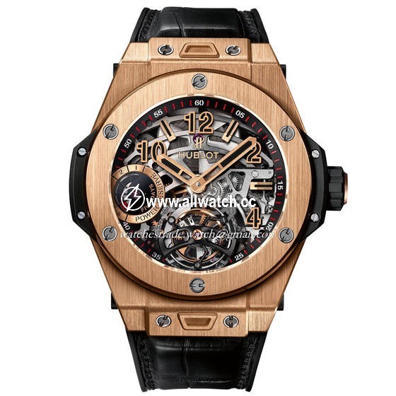 Hublot 405.OX.0138.LR Mens Hand Wind Polished and Satin-finished 18K King Gold