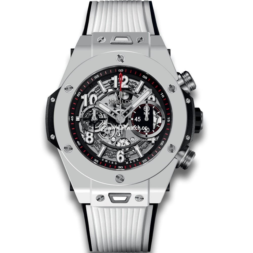 Hublot 411.HX.1170.RX Mens Automatic Microblasted and Polished White Ceramic