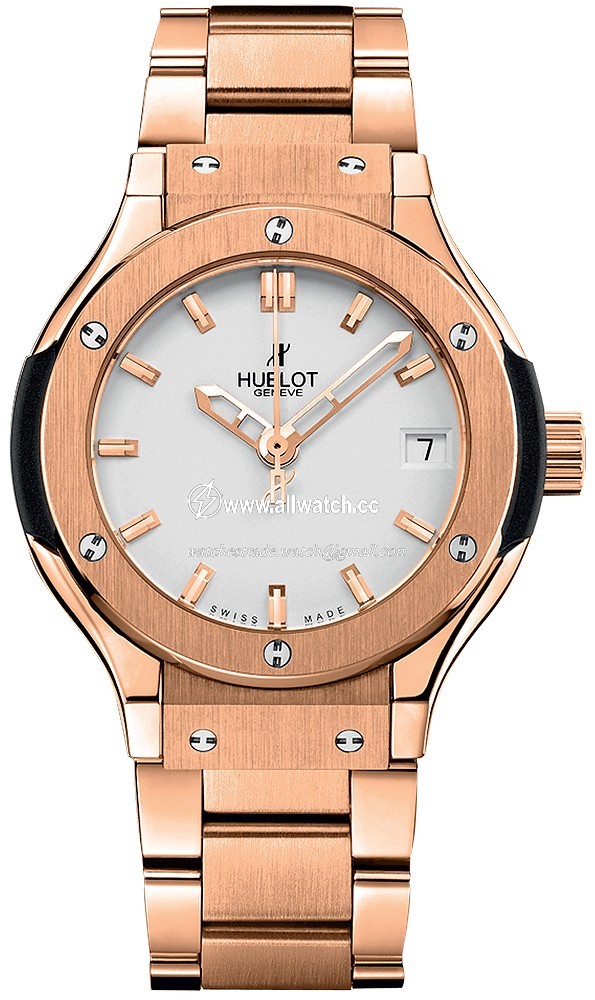 Hublot 581.OX.2610.OX Ladies Quartz 18 Carat Rose Gold